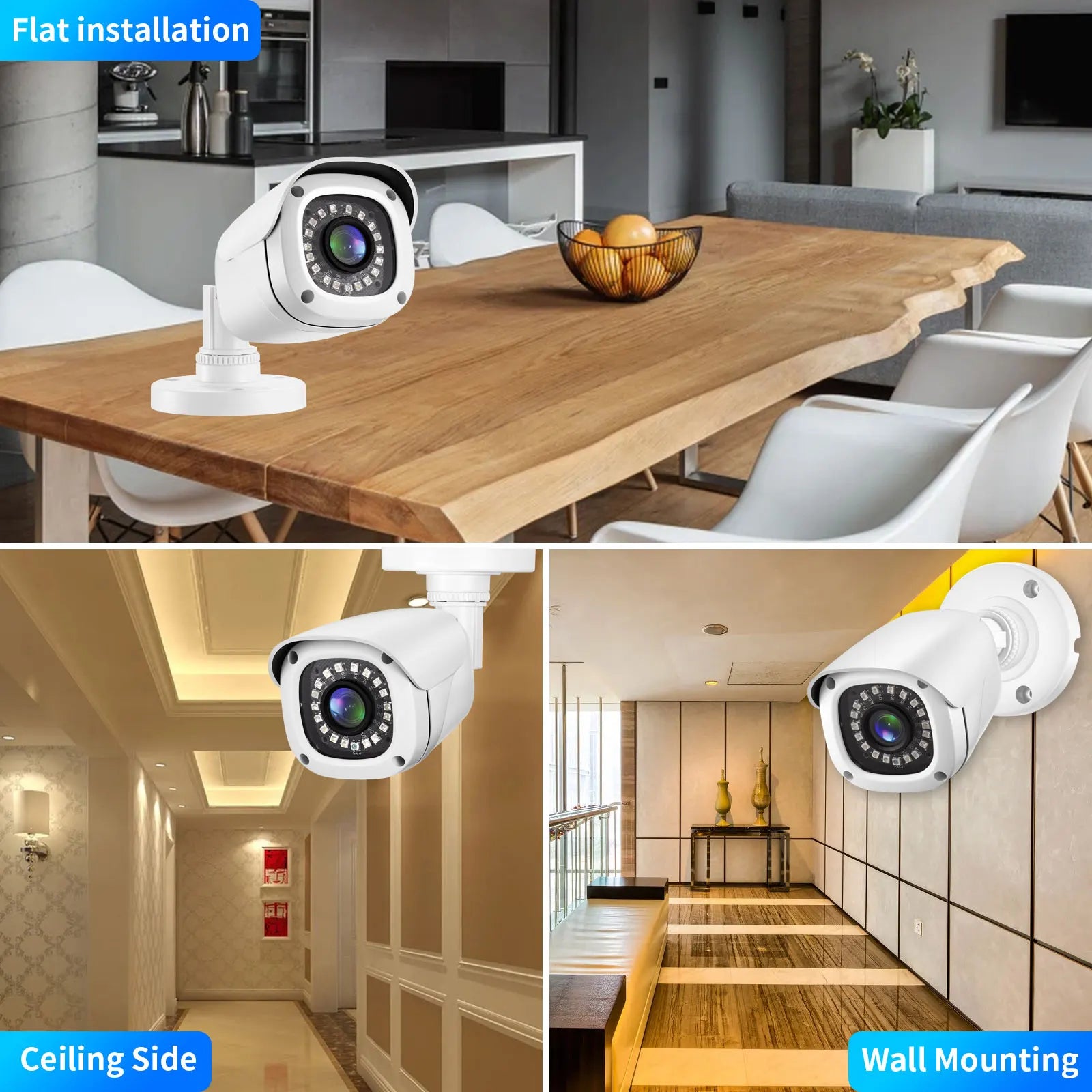 Caméra de Sécurité AHD 5MP – Vision Nocturne & Surveillance Extérieure